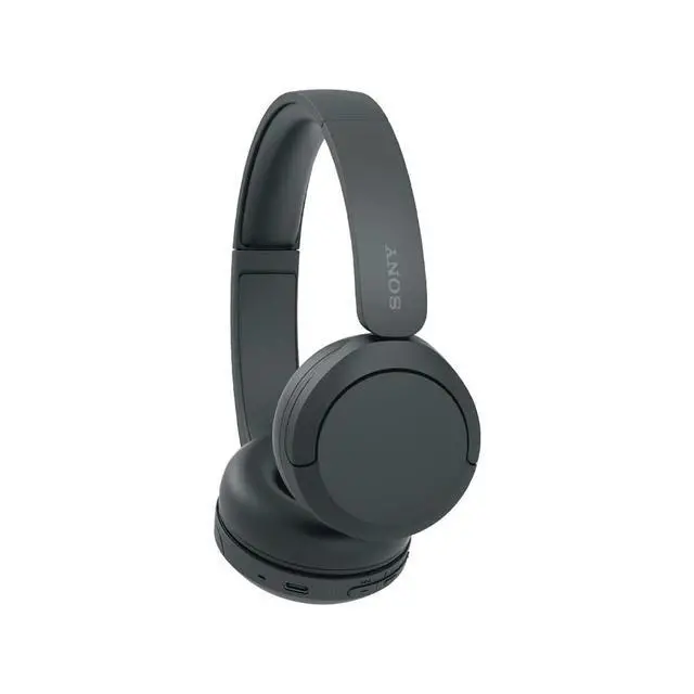 Alt view image 3 of 7 - WH-CH520/B Wireless Headphones with Microphone, Black Bundle with Deco Gear Hard Case + Pro Audio Headphone Stand + Microfiber Cleaning Cloth