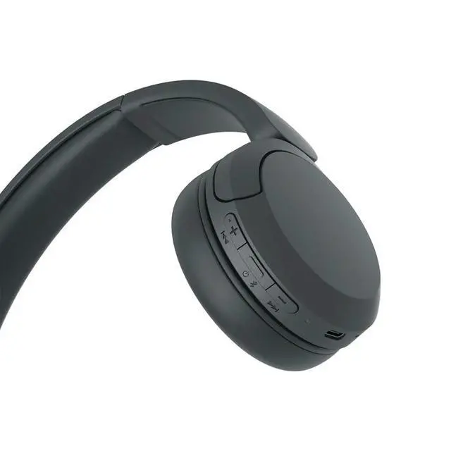 Alt view image 7 of 7 - WH-CH520/B Wireless Headphones with Microphone, Black Bundle with Deco Gear Hard Case + Pro Audio Headphone Stand + Microfiber Cleaning Cloth