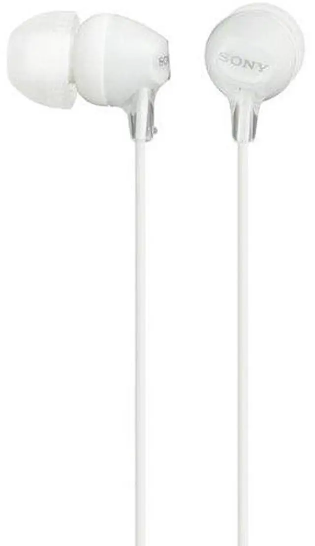 Main image of MDR-EX15LP Color EX Series in-Ear Earbud Headphones LOT of 24 - White