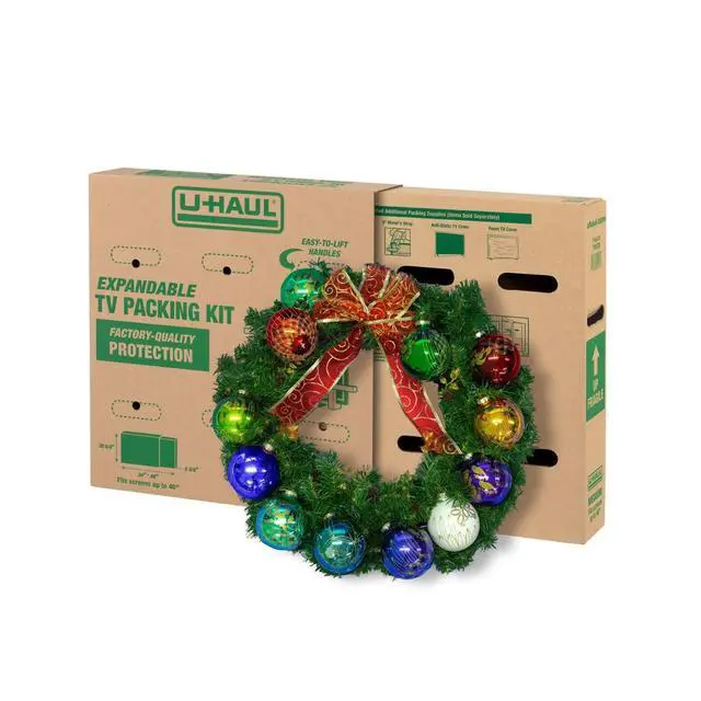 Alt view image 5 of 6 - Heavy-Duty Expandable TV Moving Box - Medium (Under 40")