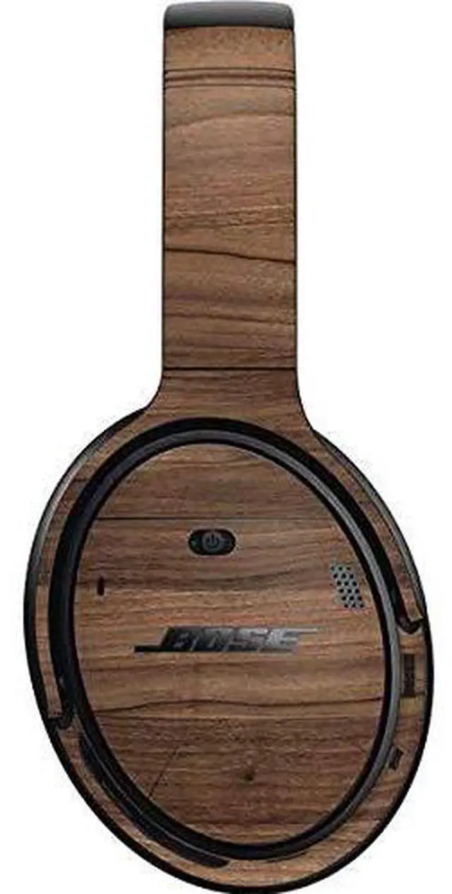 Main image of Decal Audio Skin Compatible with Bose QuietComfort 35 II Headphones - Officially Licensed Originally Designed Natural Walnut Wood Design