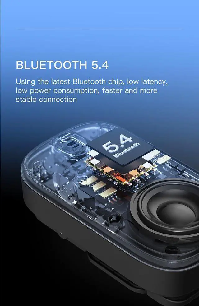 Alt view image 7 of 7 - Portable Bluetooth Speaker Clip-On Compatible with Samsung Galaxy S25 S24 S23 S22 S21 S20/Edge/FE/+/Plus/Ultra Editions Z Flip6 Fold6/5/4/3/2 IPX5 Stereo & Mic Setup/ Magnet Mount/ 18 Hours+ Indoor/Ho