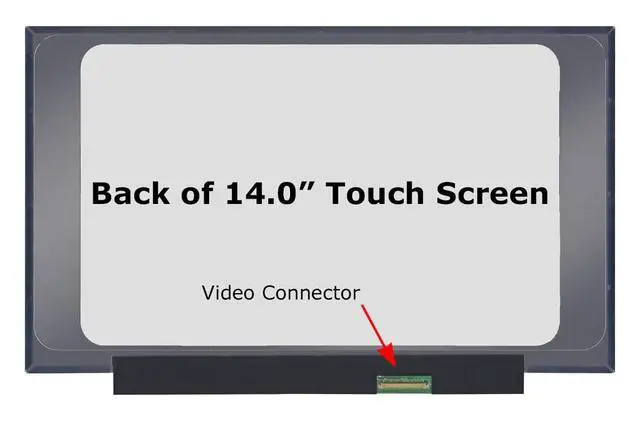 Alt view image 2 of 6 - New Touch Screen Replacement for BOE NT140WHM-T04 V8.0 | Glossy 40pin HD 1366x768 LCD LED Display with Tools and Tape
