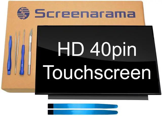 Main image of New Touch Screen Replacement for BOE NT140WHM-T04 V8.0 | Glossy 40pin HD 1366x768 LCD LED Display with Tools and Tape