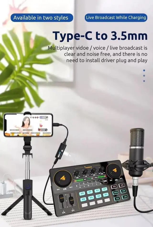 Alt view image 6 of 7 - USB-C to 3.5mm Headphone LED 60W Charging 3.0 Adapter Compatible with Apple iPad Pro 13 (2024) Dongle Dual PD to Aux Audio Jack Fast Hi-Speed Certified