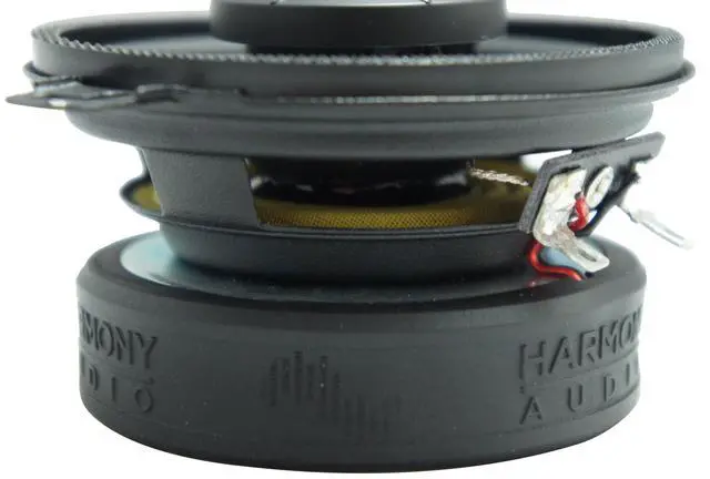 Alt view image 3 of 4 - 3-1/2 Inch Car Speakers - Carbon 3.5" 110W Replacement Pair | clear sound upgrade for small dash openings, easy drop in fit for trucks and classic vehicles, crisp highs and clean mids