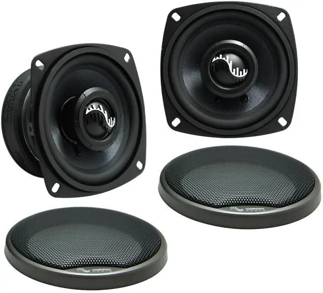 Alt view image 2 of 3 - Rear Pillar Speakers Fits Hummer H3 2006-2010 HA-C4 Premium | Direct factory replacement upgrade, clear full-range sound, easy bolt-in install, restores back-seat music detail, 4in size