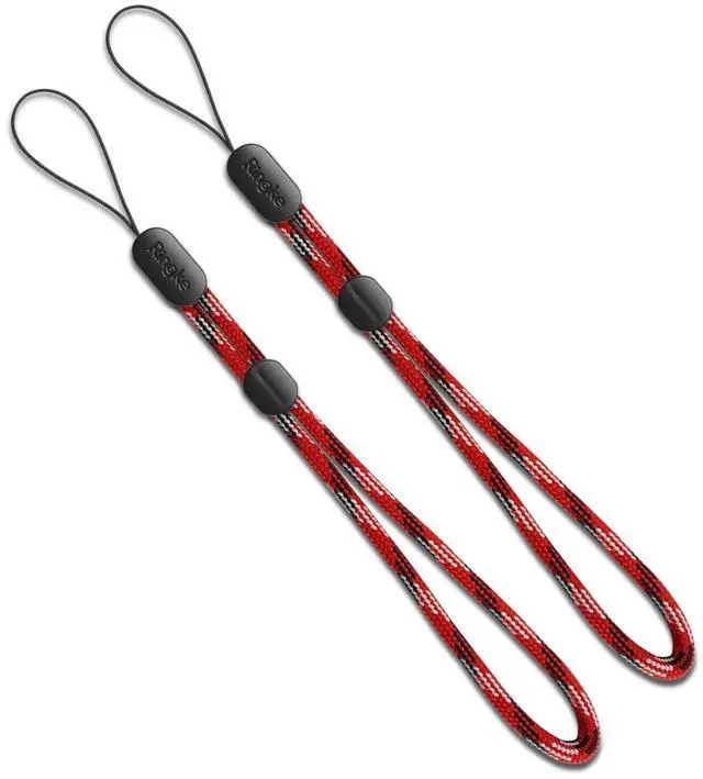 Main image of Paracord Wrist Strap, Adjustable Cell Phone Wristlet Lanyard for Phone Case, Camera, USB Flash Drive, and ID Badge