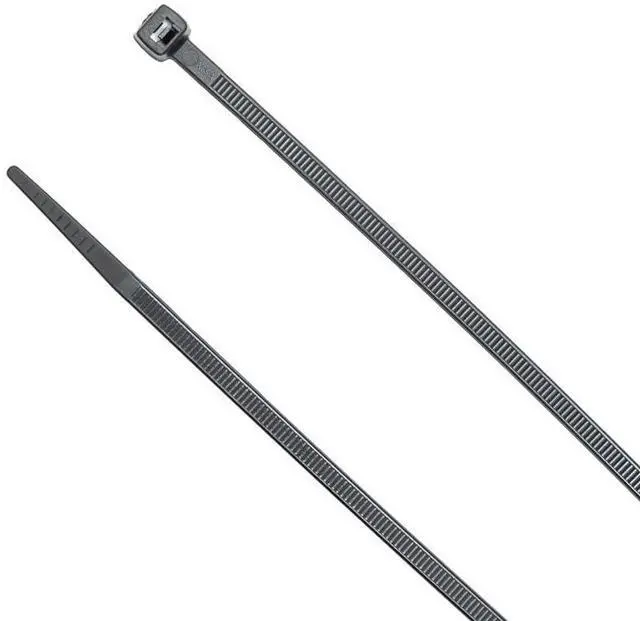 Main image of 8-Inch Black Nylon Multi-Purpose Zip Ties - 75-lb Tensile Strength Cord Management - UL 21S Listed Tie Wraps - UV Resistant, Indoor & Outdoor Multi-Purpose (1000-Pack)