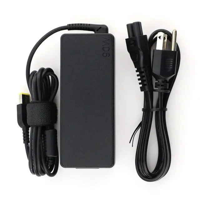 Alt view image 2 of 7 - New Laptop Charger 90W watt Slim Square tip AC Power Adapter(Power Supply) with Power Cord Compatible/Replacement for ThinkPad Yoga