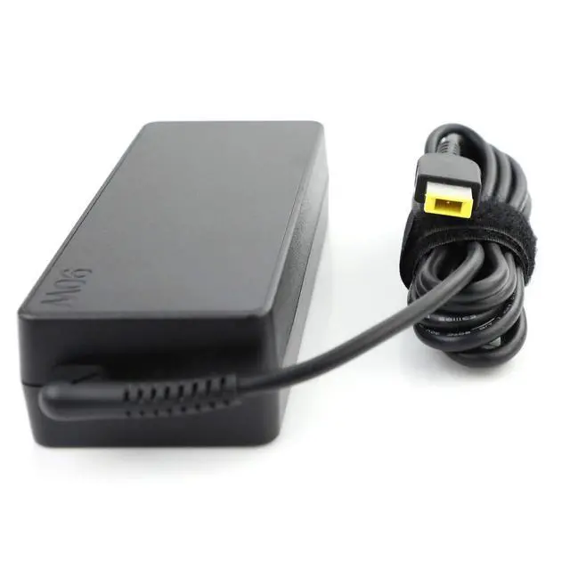 Alt view image 4 of 7 - New Laptop Charger 90W watt Slim Square tip AC Power Adapter(Power Supply) with Power Cord Compatible/Replacement for ThinkPad Yoga