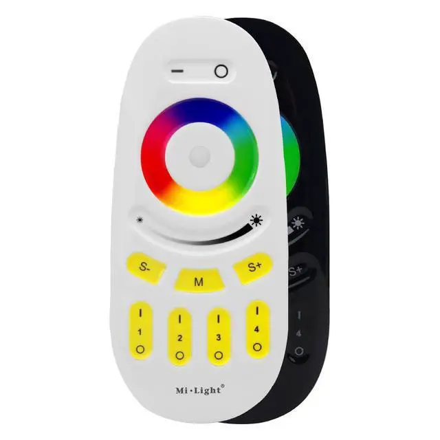 Alt view image 3 of 7 - FUT096-B 4-Zone Touch RGBW Remote 2.4GHz, Wireless RGBW LED Touch Remote Controller, 4 Independent Zones, Color & White Control