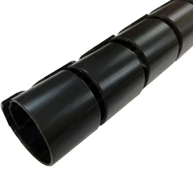 Alt view image 3 of 3 - 1" Easy Wrap Cable Manager Wire Protection Sleeve with Insertion Tool - 10 Feet - Black