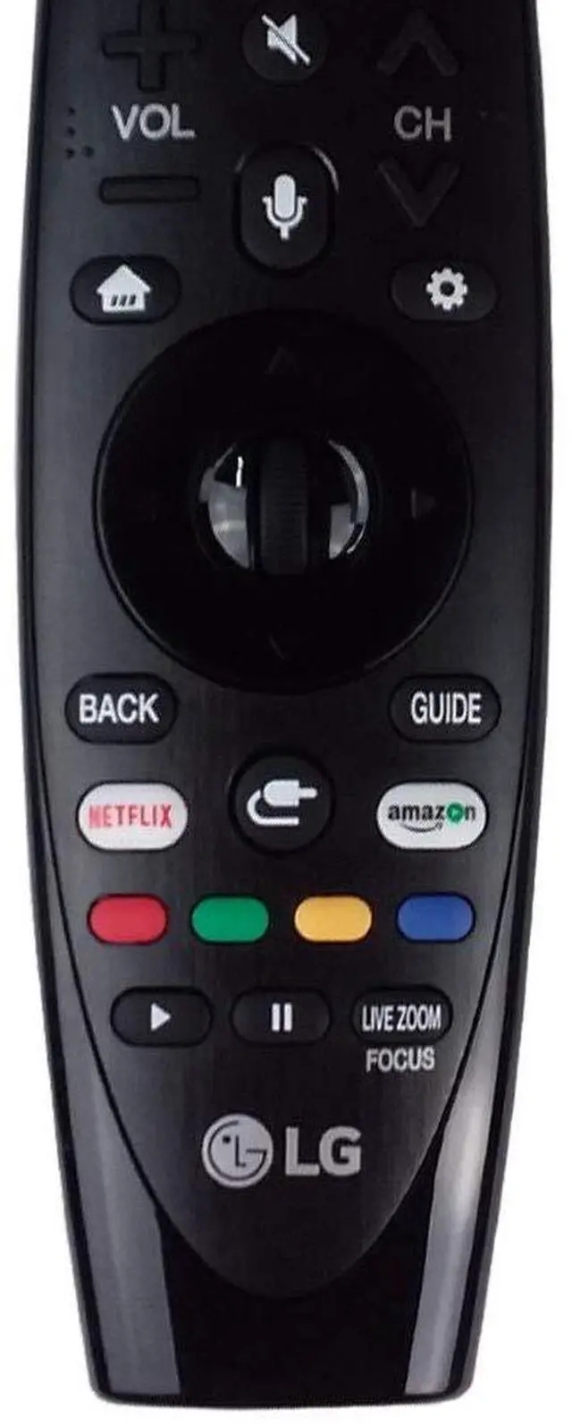 Alt view image 6 of 6 - OEM AN-MR18BA Magic Remote Control with Netflix and Amazon Buttons Voice Mate for All 2018 4K UHD Smart Televisions OLED65W8PUA OLED77W8PUA OLED43W8PUA OLED49W8PUA OLED50W8PUA OLED55W8PUA