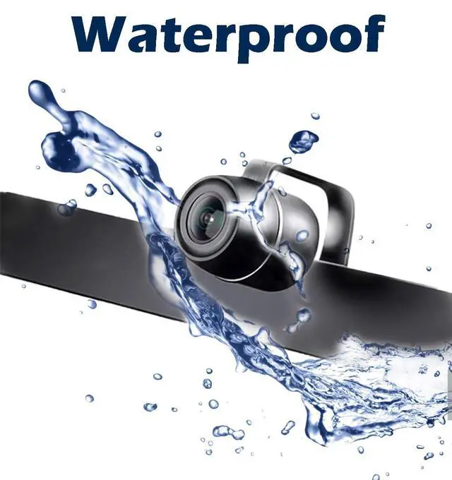 Alt view image 2 of 5 - Backup Camera HD Rear Front View License Plate Night Vision Waterproof Compatible with Clarion Dual Boss Jensen Stinger Podofo Soundstream Eonon Cartreque Sanptent Car Radio