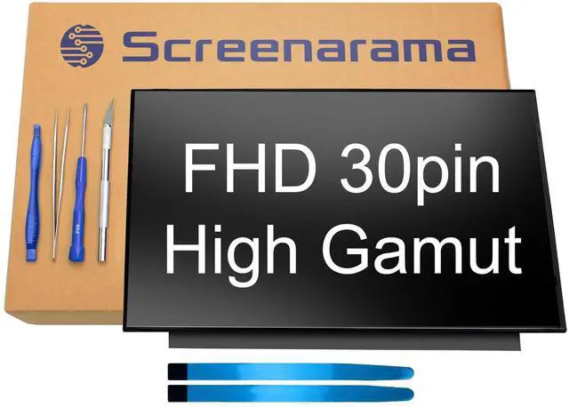 Main image of New Screen Replacement for Lenovo Legion 5-15ARH05 5-15ARH05H | 30pin 60Hz High Gamut Matte FHD IPS 1920x1080 High Gamut LCD LED Display with Tools