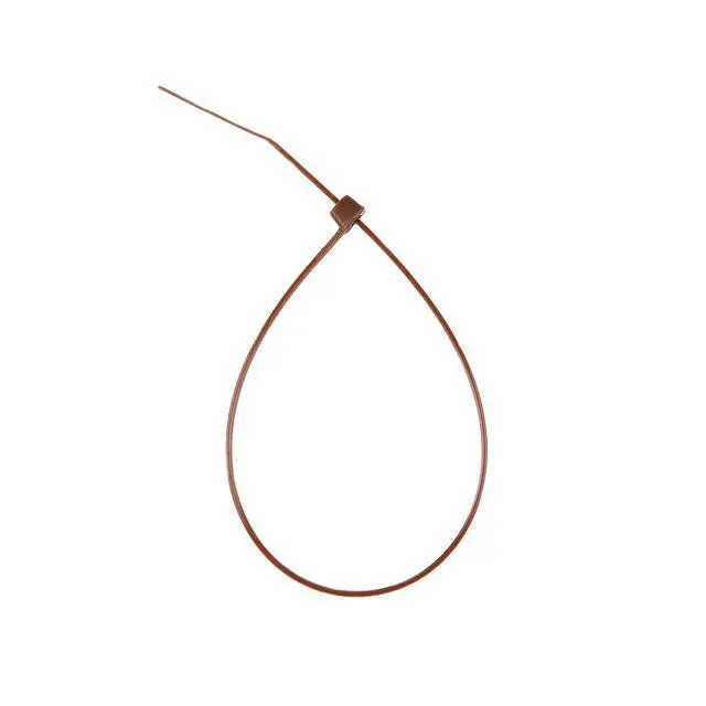 Alt view image 7 of 7 - 11-Inch Dark Brown Nylon Multi-Purpose Zip Ties - 75-lb Tensile Strength Cord Management - UL 21S Listed Tie Wraps - Indoor Multi-Purpose (100-Pack)