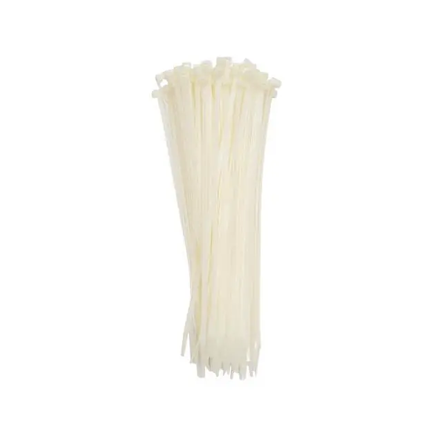 Alt view image 6 of 7 - 11-Inch Natural Nylon Multi-Purpose Zip Ties - 75-lb Tensile Strength Cord Management - UL 21S Listed Tie Wraps - Indoor Multi-Purpose (100-Pack)