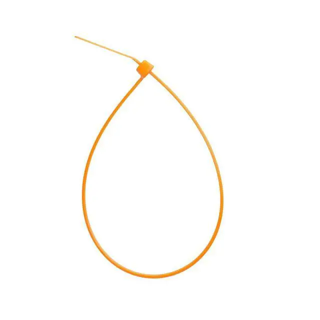 Alt view image 7 of 7 - 11-Inch Fluoresent Orange Nylon Multi-Purpose Zip Ties - 75-lb Tensile Strength Cord Management - UL 21S Listed Tie Wraps - Indoor Multi-Purpose (100-Pack)