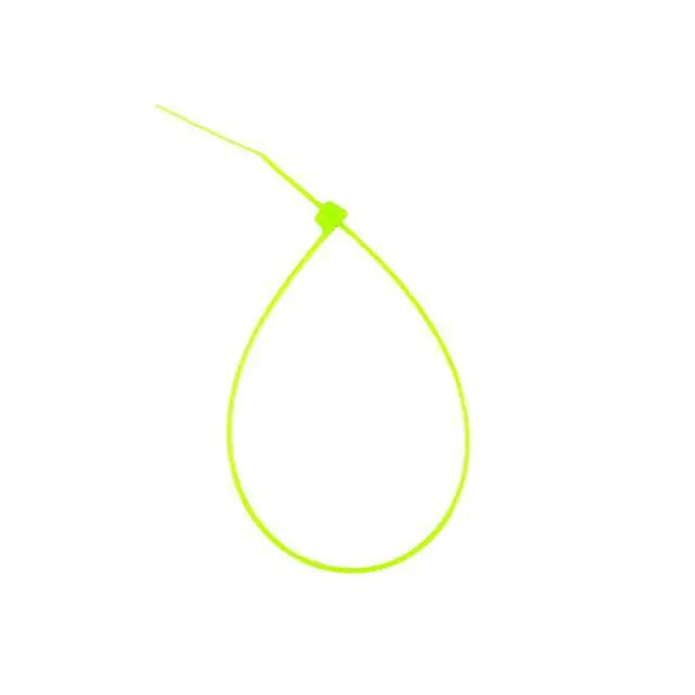 Alt view image 7 of 7 - 11-Inch Fluorescent Green Nylon Multi-Purpose Zip Ties - 75-lb Tensile Strength Cord Management - UL 21S Listed Tie Wraps - Indoor Multi-Purpose (100-Pack)
