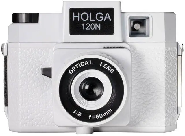 Main image of 785120 120N Plastic Medium Format Camera - White (Black)