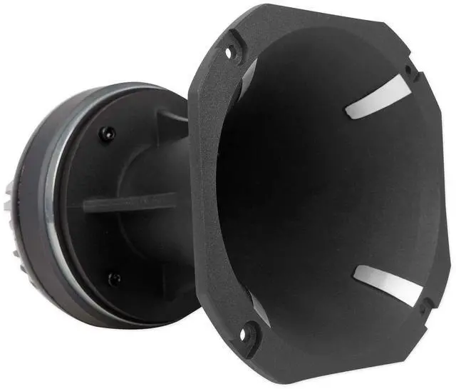 Alt view image 2 of 7 - HT120 360W Compression Driver Tweeter 8 Ohm, Titanium Diaphragm, Aluminum Horn, High Sensitivity, Perfect for Car Audio and PA Systems