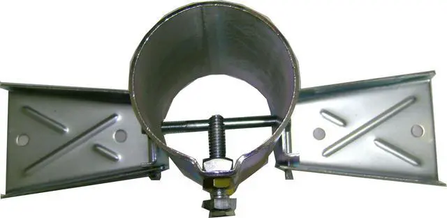 Alt view image 3 of 3 - Heavy Duty Roof Mount for Masts up to 2-3/8" OD - EZ 19B Antenna Mast Peak Mount