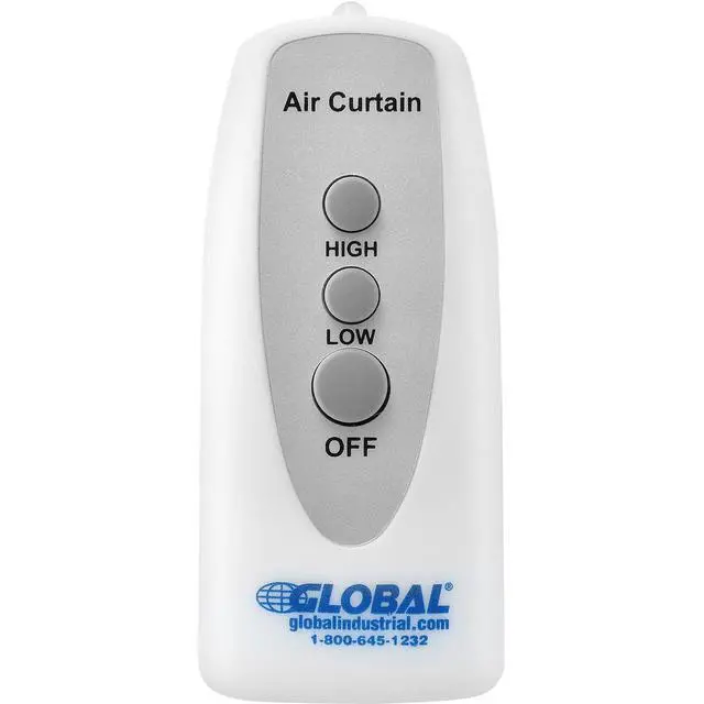 Alt view image 2 of 4 - Replacement Remote Control for Global 36", 48", 60" Air Curtains