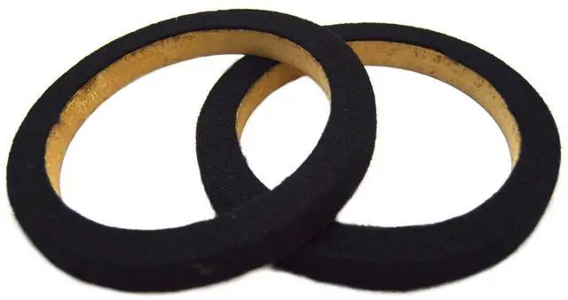 Main image of Nippon 8" Wood Speaker Ring with Black Carpet Sold in Pairs