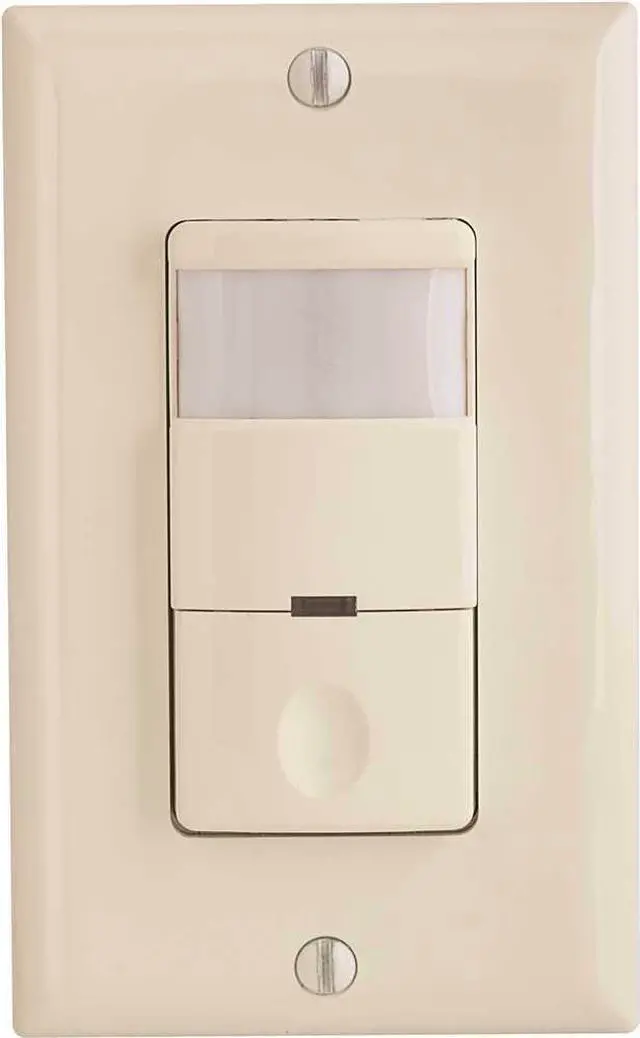 Main image of 106786 Motion Sensor 120V 800W Lights Off & Occ & Vacant Slide Ivory