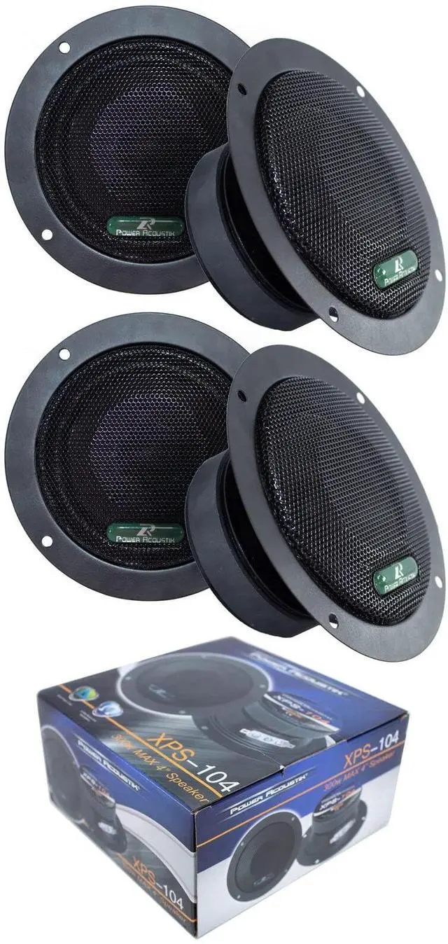 Main image of P Acoustik 4X Sealed Back 4" 1200W Mid Range Car Audio Speaker XPS-104
