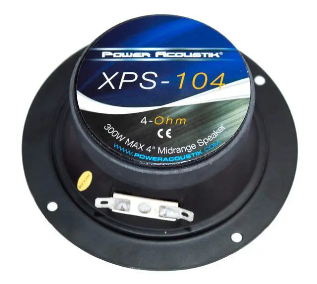 Alt view image 5 of 6 - P Acoustik 4X Sealed Back 4" 1200W Mid Range Car Audio Speaker XPS-104