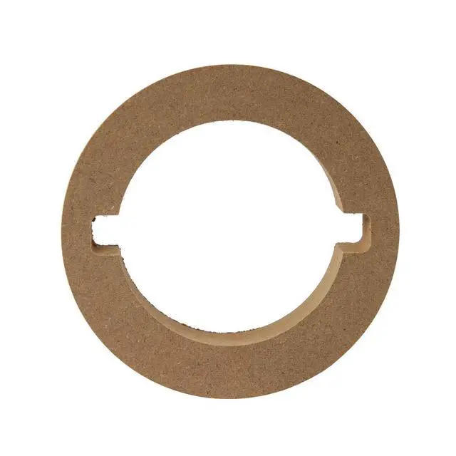 Alt view image 4 of 5 - Custom MDF Tweeter Adapter Rings 2.91" ID x 4.33" OD Car Audio Installation (3 Pairs - 6 Rings)