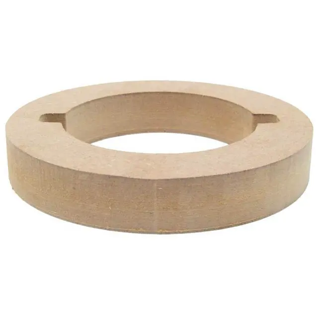 Alt view image 5 of 5 - Custom MDF Tweeter Adapter Rings 2.91" ID x 4.33" OD Car Audio Installation (3 Pairs - 6 Rings)