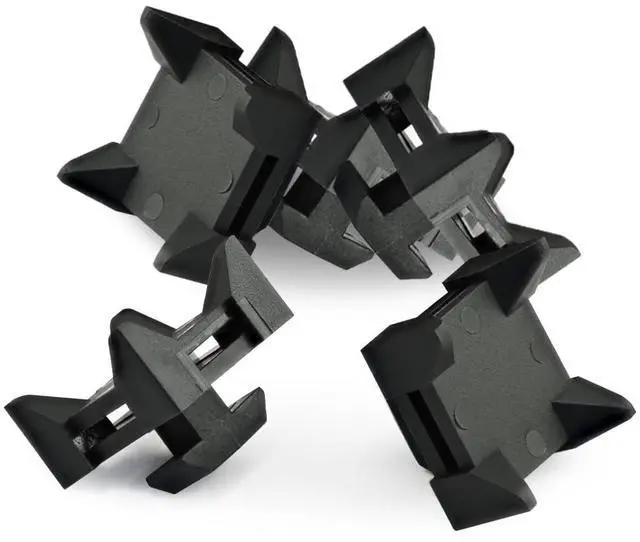 Main image of 8020, 12314, 10 and 25 Series Nylon Cable Zip Tie Mounting Block Cable Tie Mount for Wire Management (5 Pack)
