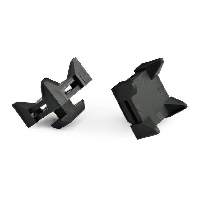 Alt view image 2 of 7 - 8020, 12314, 10 and 25 Series Nylon Cable Zip Tie Mounting Block Cable Tie Mount for Wire Management (5 Pack)