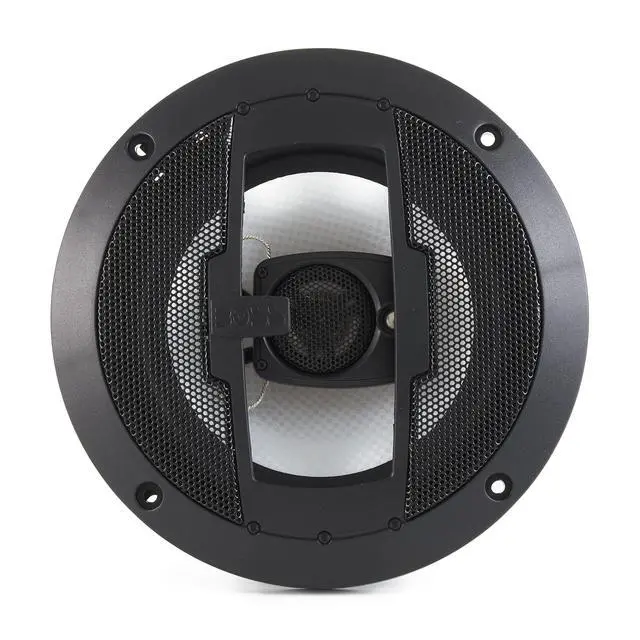 Alt view image 7 of 7 - R63 Set of 2 Riot 6.5" 300 Watt 3-Way 4 Ohm Full Range Car Audio Coaxial Stereo Speakers with Tweeter & Poly Injection Cone, Pair
