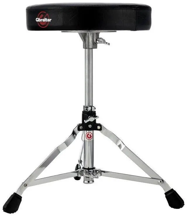 Main image of Drum Seat Throne, 13 Round Vinyl Seat, Adjustable Height, Cushioned Top with Memory Lock, Single-Braced Collapsible Tripod for Portability (5608)