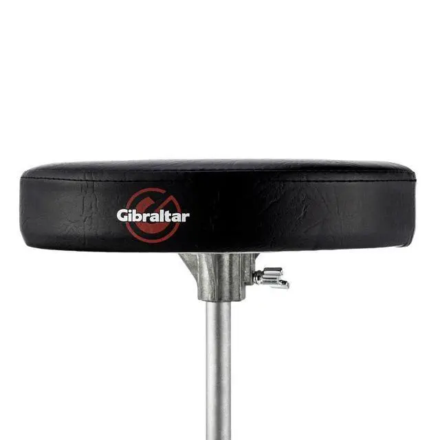 Alt view image 4 of 7 - Drum Seat Throne, 13 Round Vinyl Seat, Adjustable Height, Cushioned Top with Memory Lock, Single-Braced Collapsible Tripod for Portability (5608)