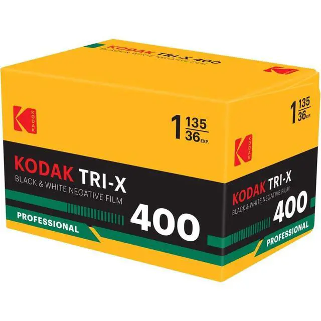 Alt view image 2 of 6 - Tri-X 400 Black & White Negative Film | 35mm Roll Film | 36 Exposures Per Roll, Classic Grain Structure and Fine Grain| 3 Rolls with Microfiber Cloth