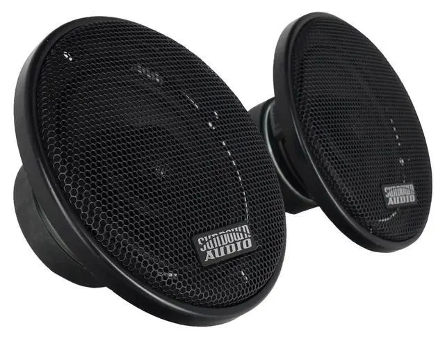 Alt view image 2 of 6 - Pair E-5.25CX 5.25-Inch 50 Watt RMS Coaxial Car Audio Speakers, Titanium Dome Tweeters, Polypropylene Cones, Grilles Included