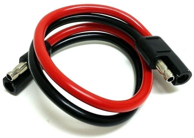 Alt view image 2 of 3 - 10 Pieces 10 Gauge 12" inch Long Quick Disconnect Power Wire Cable Harness
