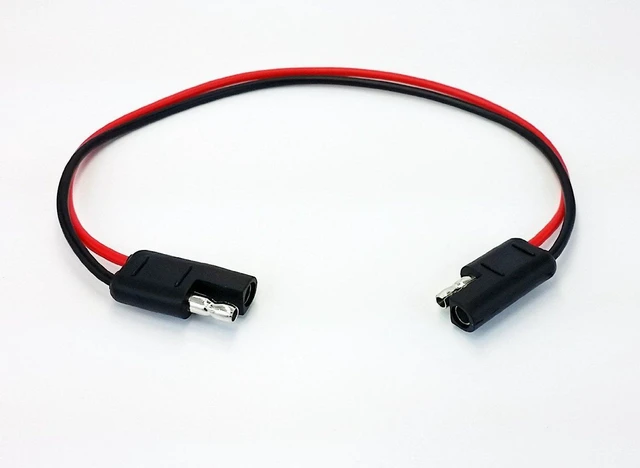Alt view image 3 of 3 - 10 Pieces 10 Gauge 12" inch Long Quick Disconnect Power Wire Cable Harness
