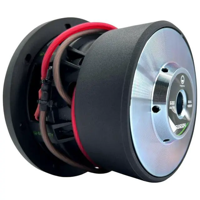 Alt view image 6 of 7 - 1x 6.5 Inch 600 Watt Car Audio Subwoofer w/ 4 Ohm DVC 6.5" Sub Single - Feature Dual Voice Coil, Thick Magnet, Design for Car, ATV, Van, High Performance Car Show