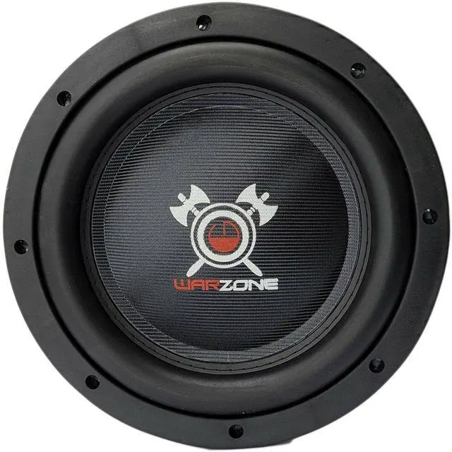 Alt view image 4 of 7 - Warzone WZ10D4-1 10 Inch 1200 Watt Max Power Elite Car Audio Shallow Subwoofer 4 Ohm DVC - Dual Voice Coil Stereo Competition Grade Sub - 2 Subwoofers