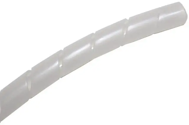 Main image of Vortex Spiral Cable Wrap - 1/8 Inch 100 Feet Long - Hose Protector Flexible Polyethylene Wire Conduit Tubing Cable Sleeve Cord Cover to Organize Wires Natural