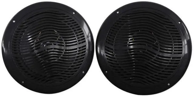 Main image of Pair RMC80B 800W 8" Black Marine Boat Speakers, 2-Way, Waterproof, High-Fidelity Sound, Durable Build for Marine and Outdoor Use