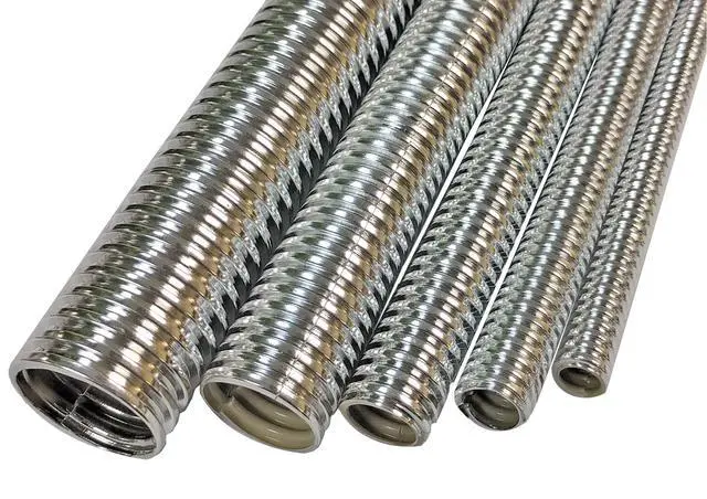 Alt view image 2 of 2 - 5/8" Bentley Harris Convoshield Wire Loom Thermal Protection Sleeve High Temperature Resistance Up to 1000F Degrees Radiant Heat - Length: 37"