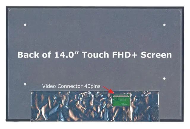 Alt view image 2 of 7 - Screen Replacement for BOE NV140WUM-T04 V3.0 Grade A+ | 40pin Touch FHD+ 1920x1200 60Hz Matte IPS 14.0" LED LCD Display with Tools Tape