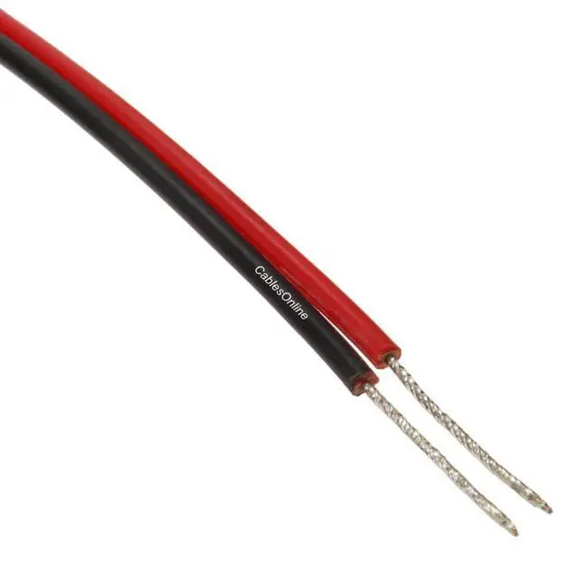 Alt view image 4 of 5 - CablesOnline, 10ft 18 AWG Speaker Wire Single Cable with RCA Male Plug, AV-SK110
